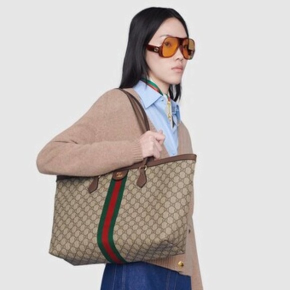 Gucci Bags Gucci Original Ophidia Soft Supreme Medium Tote Bag